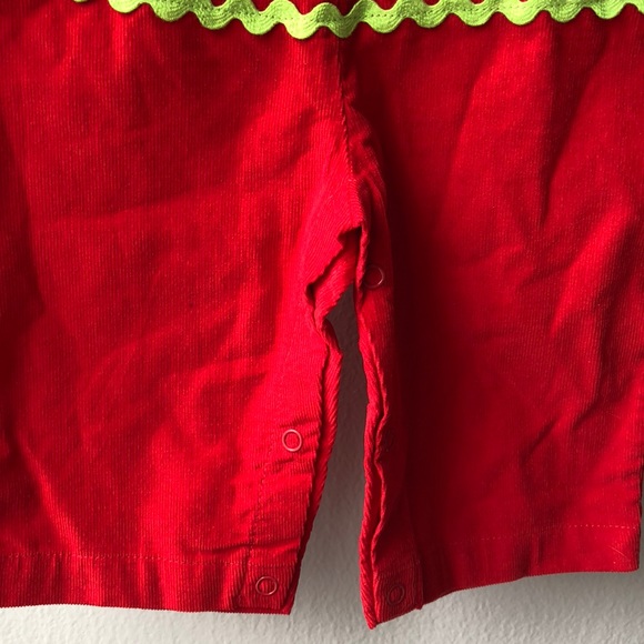 Sleeveless Mud Pie Baby Red Corduroy - Picture 3 of 5